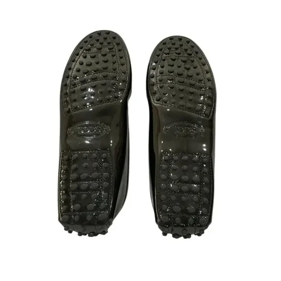 Tod’s City Gommino Patent Leather Loafers Black Size 38.5 Italy / 8.5 US - Picture 13 of 13
